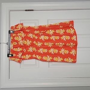 Crown & Ivy Beach pineapple dress - size medium